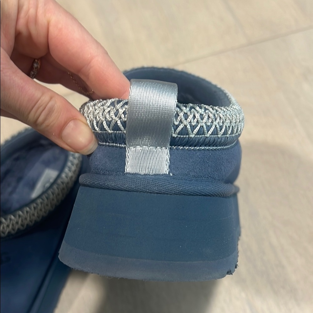 UGG Tazz Platform Slippers in Desert Blue - Picture 8 of 9